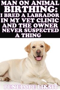 Book Cover: Man On Animal Birthing: I Bred A Labrador In My Vet Clinic And The Owner Never Suspected A Thing