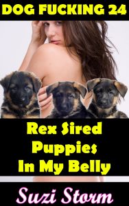Book Cover: Dog Fucking 24: Rex Sired Puppies In My Belly